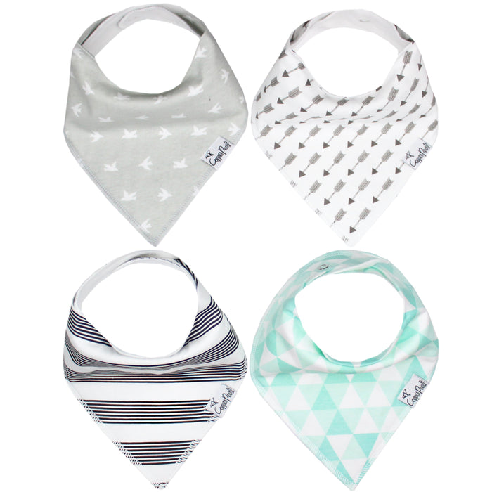 Copper Pearl Baby Bandana Bibs - Tribe