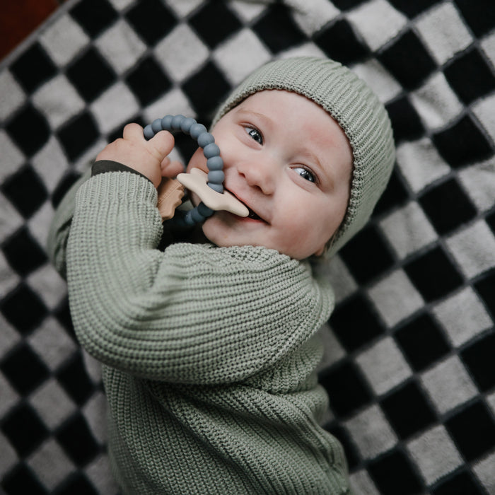 Mushie Space Teething Ring