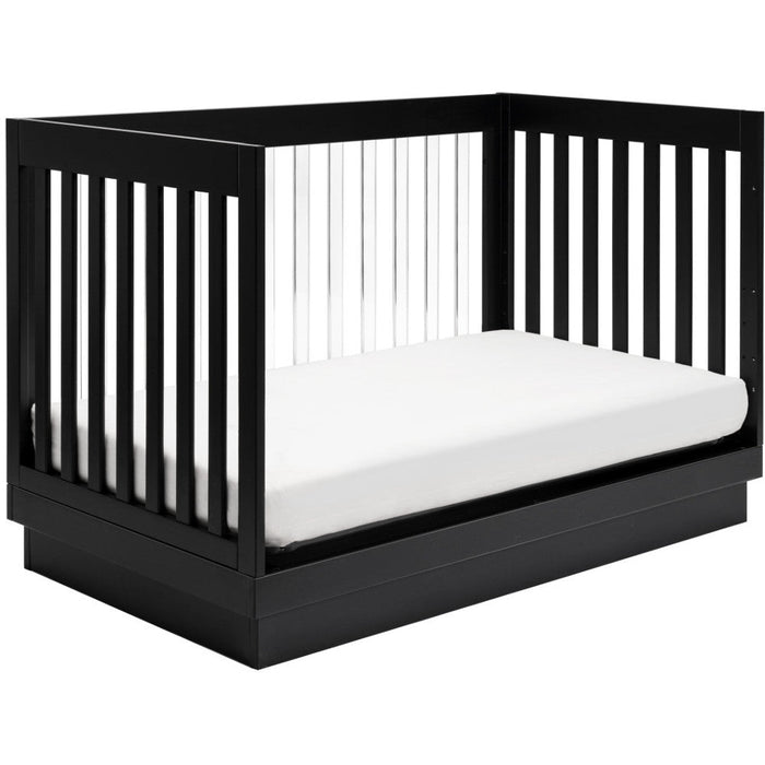 Babyletto Harlow 3-in-1 Convertible Acrylic Crib with Toddler Bed Conversion Kit