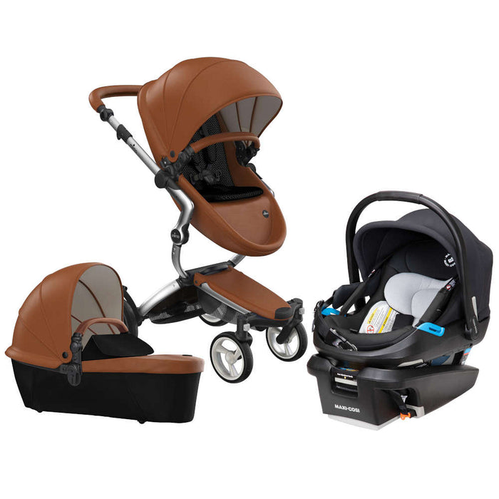 Mima Xari 4G Stroller + Maxi Cosi Coral XP Infant Car Seat Travel System