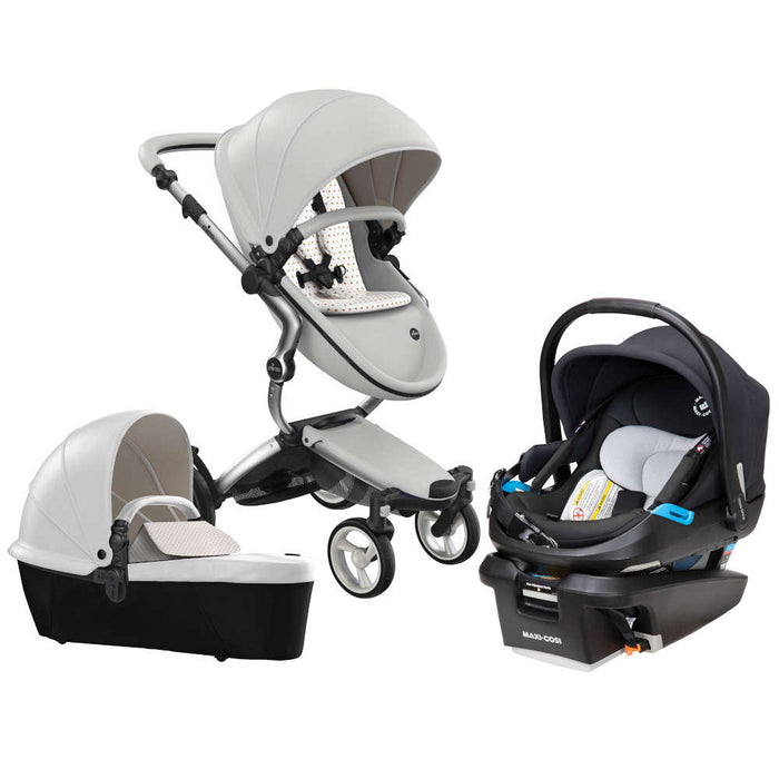 Mima Xari 4G Stroller + Maxi Cosi Coral XP Infant Car Seat Travel System