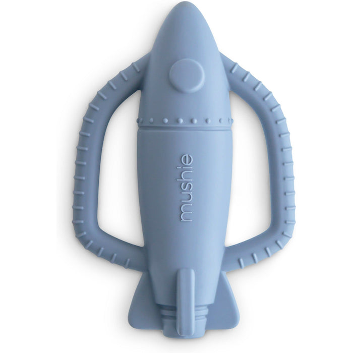 Mushie Rocket Rattle Teether