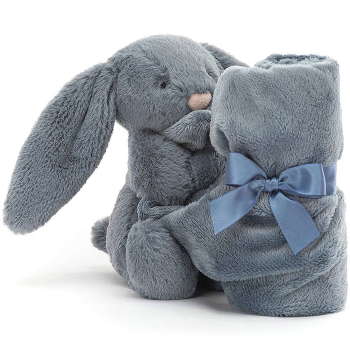 Jellycat Bashful Dusky Blue Bunny Soother