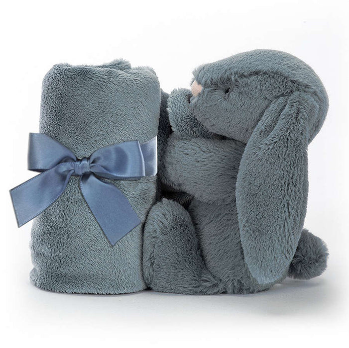 Jellycat Bashful Dusky Blue Bunny Soother