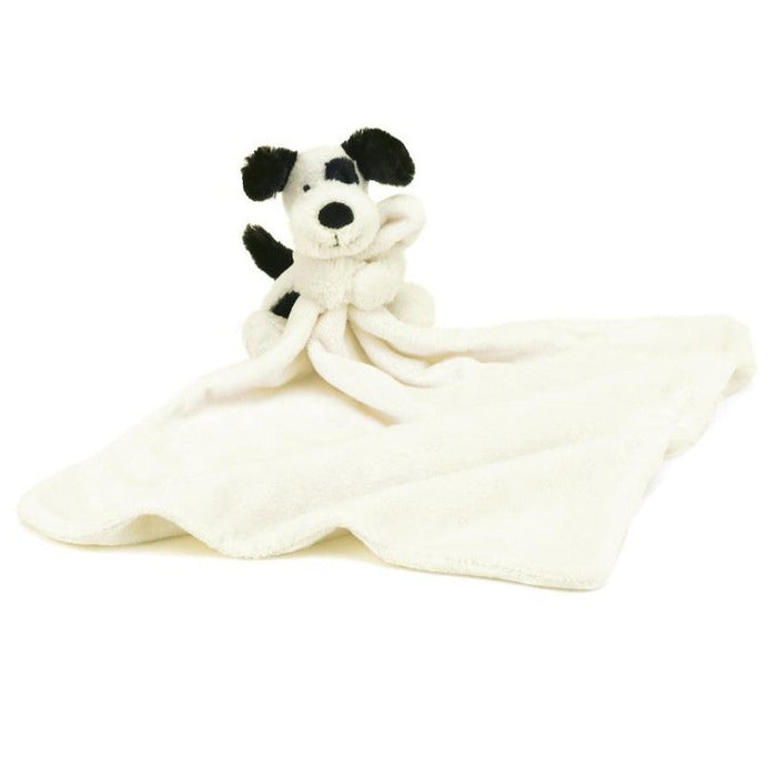 Jellycat Bashful Black & Cream Puppy Soother