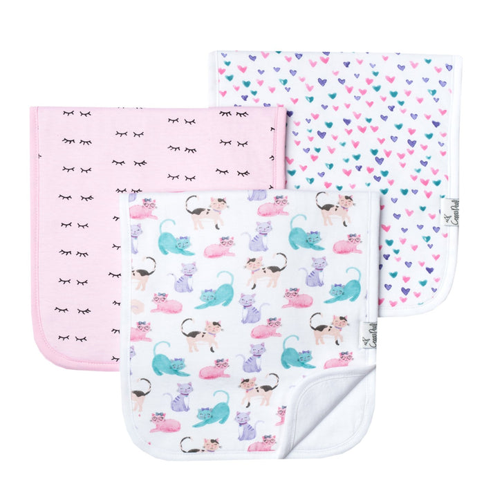 Copper Pearl Premium Burp Cloths - Sassy