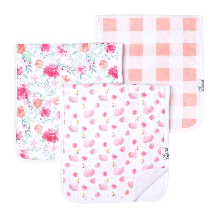 Copper Pearl Premium Burp Cloths - June