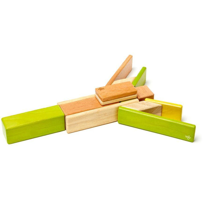 Tegu 14-Piece Magnetic Block Set - Jungle