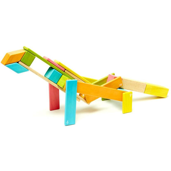 Tegu 24-Piece Magnetic Block Set - Tints