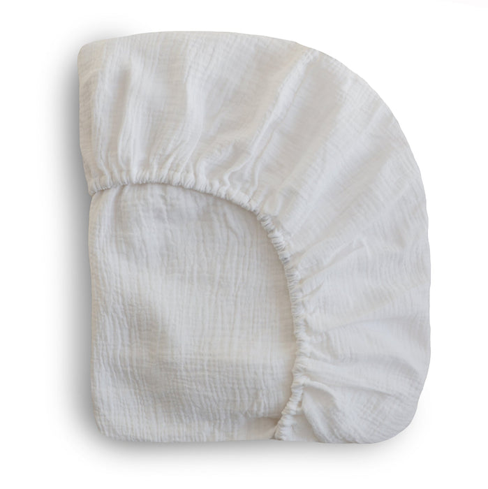 Mushie Extra Soft Muslin Crib Sheet