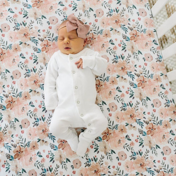 Copper Pearl Premium Crib Sheet - Autumn