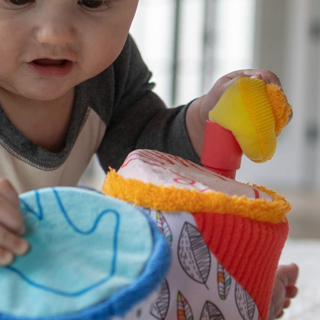 Fat Brain Toys Lamaze Squeeze Beats First Drum Set