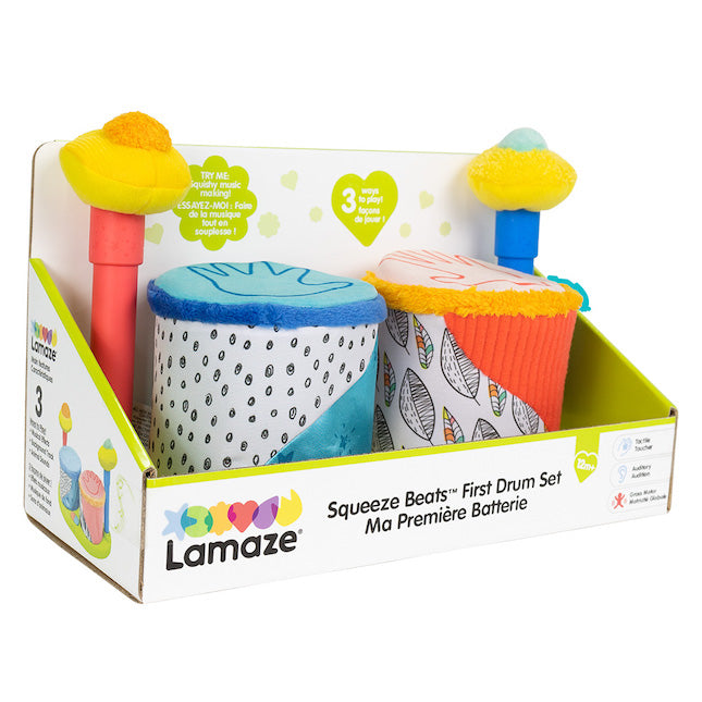 Fat Brain Toys Lamaze Squeeze Beats First Drum Set