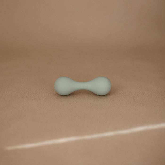 Mushie Silicone Baby Rattle Toy