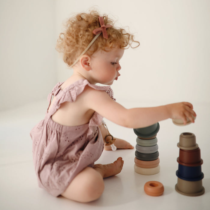 Mushie Stacking Cups Toy