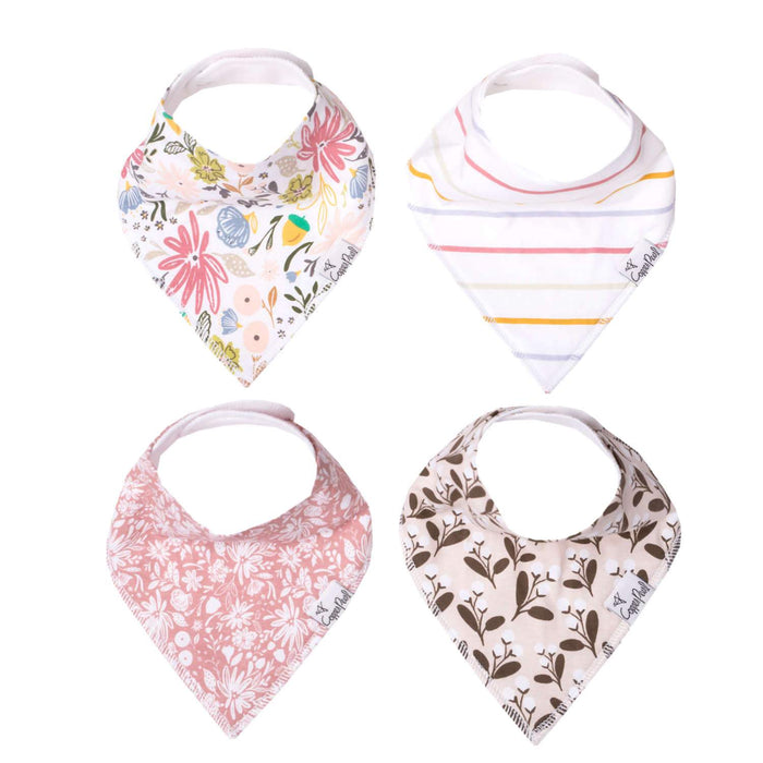 Copper Pearl Baby Bandana Bibs - Olive