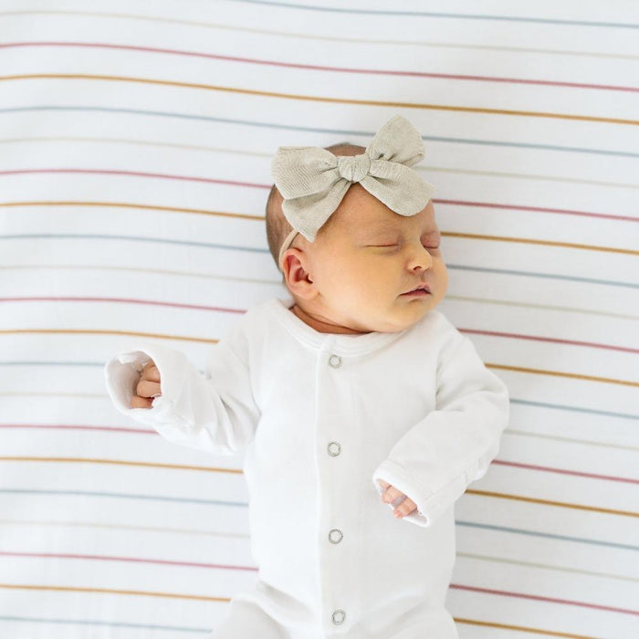 Copper Pearl Premium Crib Sheet - Piper