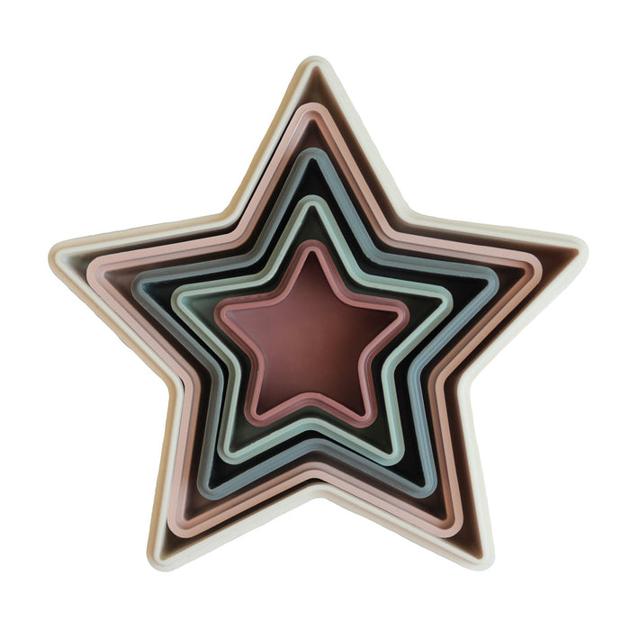 Mushie Nesting Stars Toy