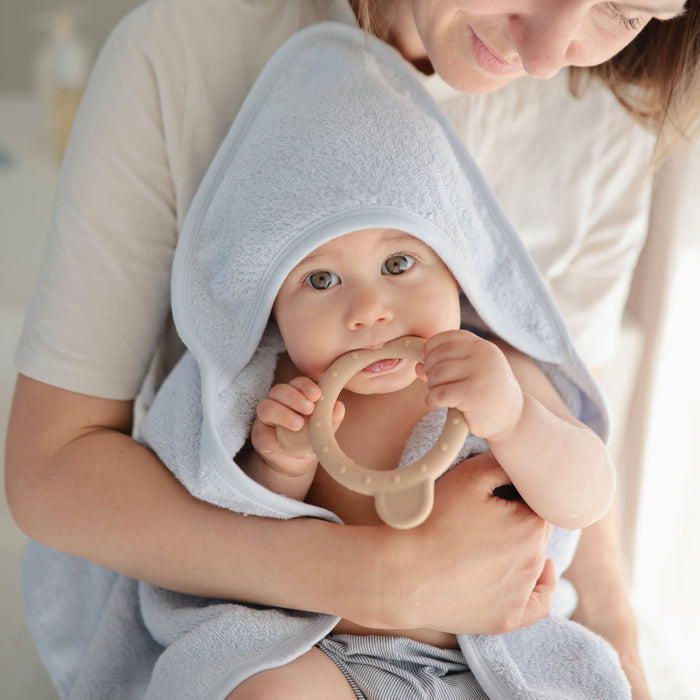 Mushie Organic Cotton Baby Hooded Towel