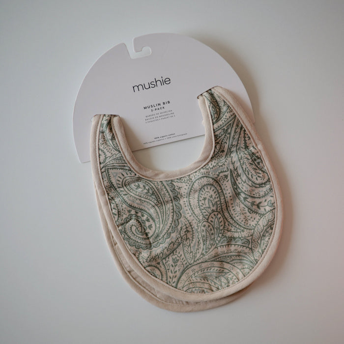 Mushie Muslin Bib 2-Pack